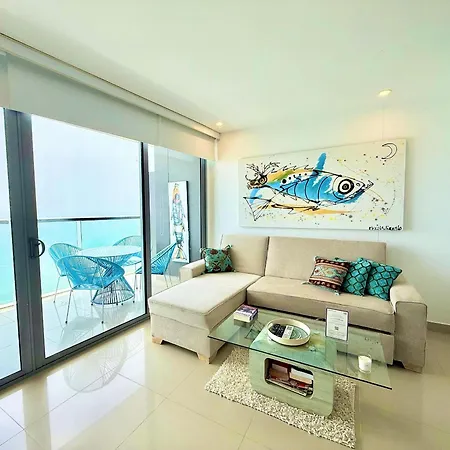 Apartamento Excepcionales Con Vista Al Mar En Morros City, Cartagena